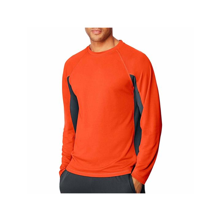 Hanes Long Sleeve Crew Neck T-shirt