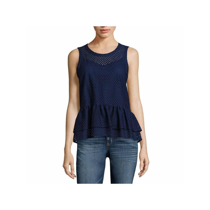 A.n.a Woven Tank Top-talls