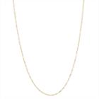 10k Gold Semisolid Singapore 22 Inch Chain Necklace