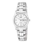 Citizen Womens White Dial Stainless Steel Bracelet Watch Eq0540-57a