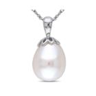 Cultured Freshwater Pearl 10k White Gold Pendant