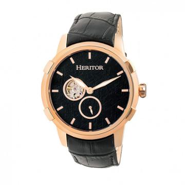 Heritor Unisex Black Strap Watch-herhr7205