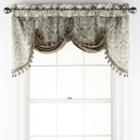 Royal Velvet Hilton Damask Rod-pocket Federal + Tuck Valance