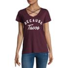 Short Sleeve Because Tacos Graphic T-shirt