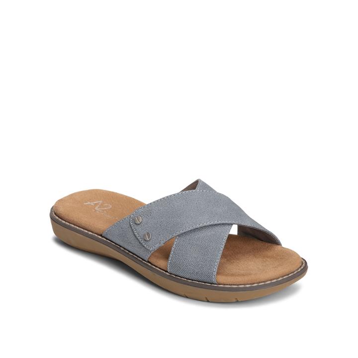 A2 By Aerosoles Cool Breeze Womens Slide Sandals