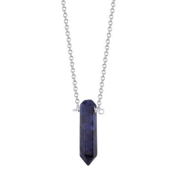 Bridge Jewelry Womens Blue Pendant Necklace