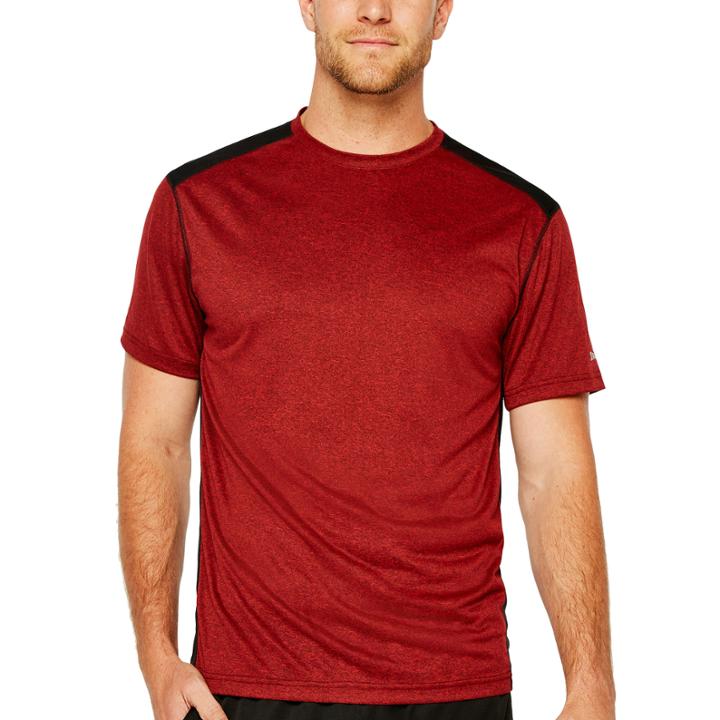 Spalding Dbl Dye Hthr Ss Crew Short Sleeve Crew Neck T-shirt