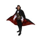 Black Gothic Vampire Male Adult Plus Costume