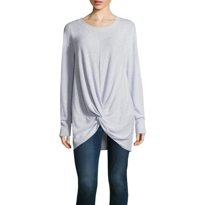 Belle + Sky Cozy Knot Front Top