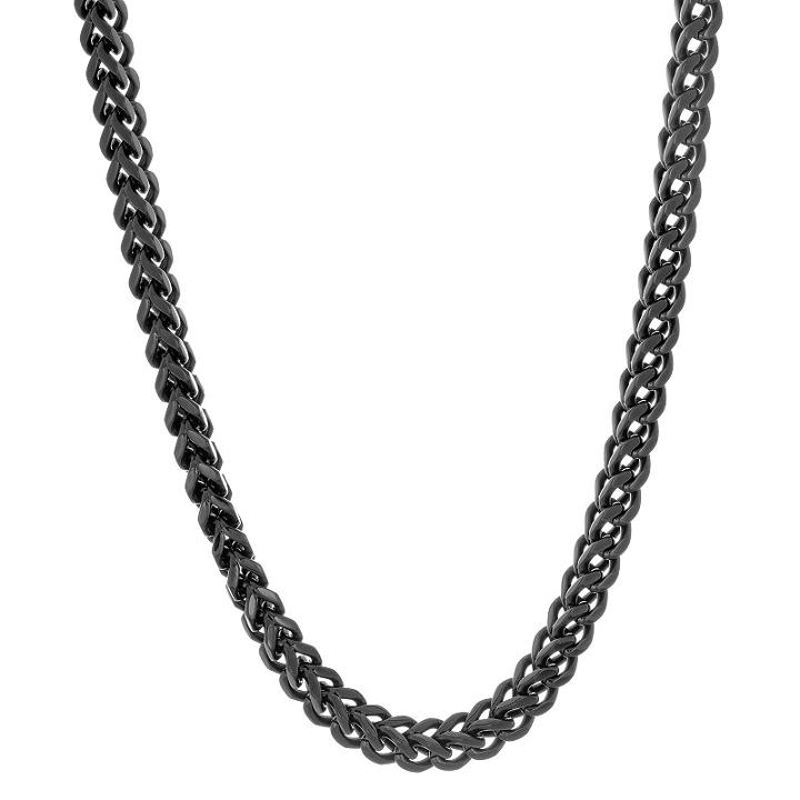 Stainless Steel Solid Wheat Chain Necklace