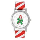 Holiday Whimsy Womens Red Strap Watch-18124