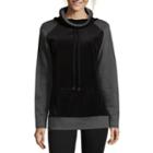 St. John's Bay Active Long Sleeve Velour Sweatshirt
