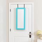 Turquoise Space Saver Mirrored Jewelry Armoire