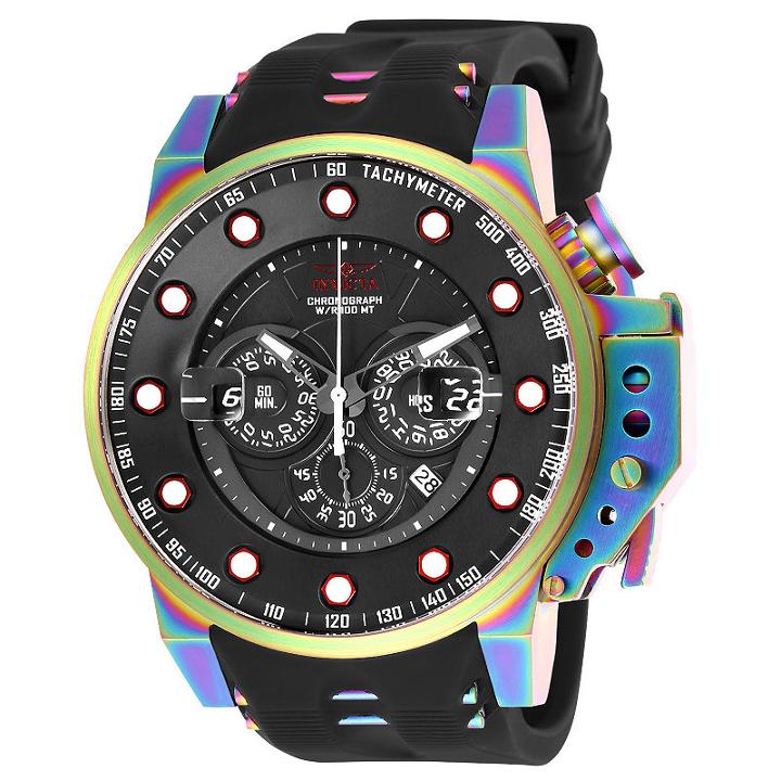 Invicta I-force Mens Black Strap Watch-25276