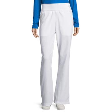 Wonderwink Four-stretch Womens Fold-over Waist Pants -petite & Petite Plus