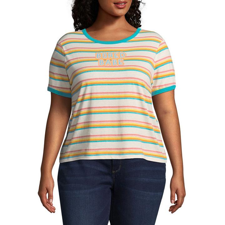 Bored Babe Tee - Juniors Plu