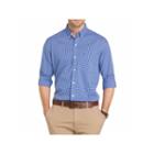 Izod Advantage Performance Stretch Long Sleeve Gingham Shirt