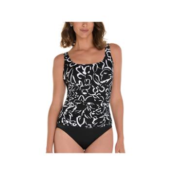 Trimshaper Trimshaper Floral One Piece Swimsuit