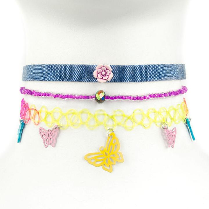 Carole Womens 3-pc. Round Necklace Set