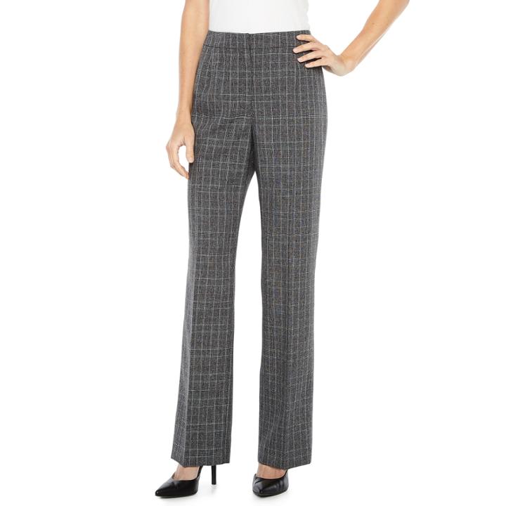 Black Label By Evan-picone Classic Fit Suit Pants