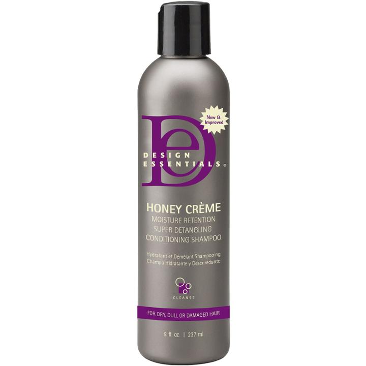 Design Essentials Honey Crme Moisture Retention Super Detangling Conditioning Shampoo 8oz
