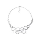 Sterling Silver Multi-circle Necklace