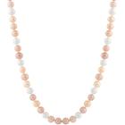 Splendid Pearls Womens 7mm Multi Color Cultured Freshwater Pearls Strand Necklace