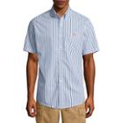 U.s. Polo Assn. Short Sleeve Stretch Poplin Button-front Shirt