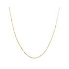 14k Yellow Gold 20 Semi-solid Box Chain Necklace