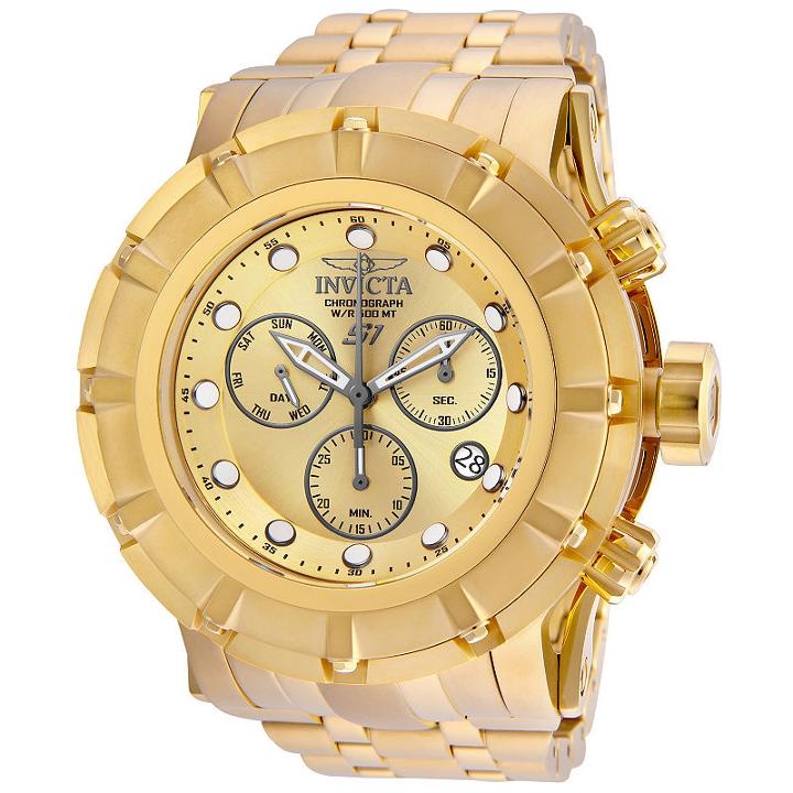 Invicta S1rally Unisex Gold Tone Strap Watch-23953
