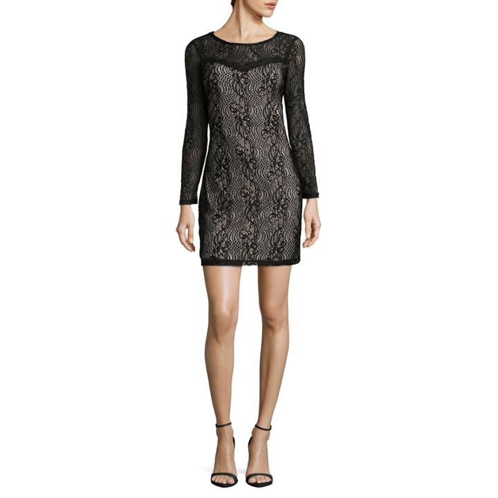 By & By Long Sleeve Bodycon Dress-juniors