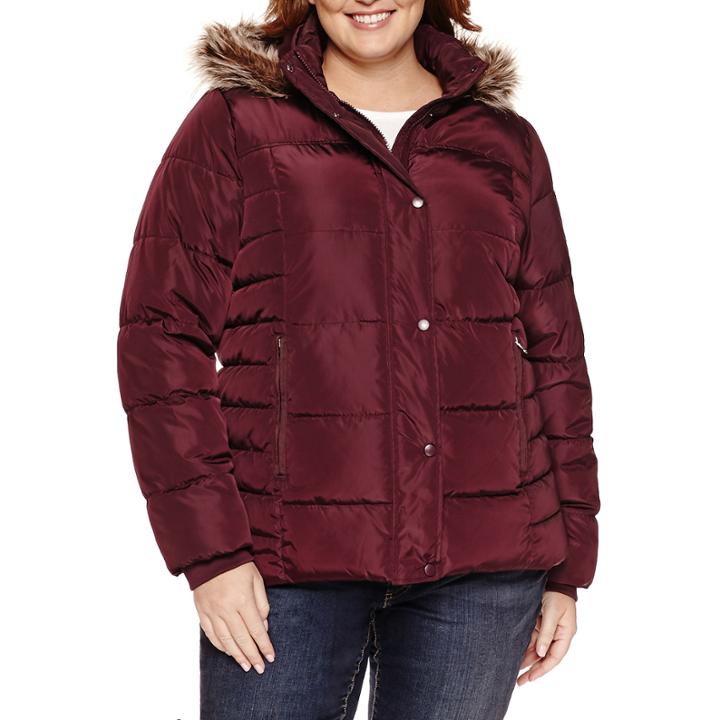 St. John's Bay Puffer Jacket-plus