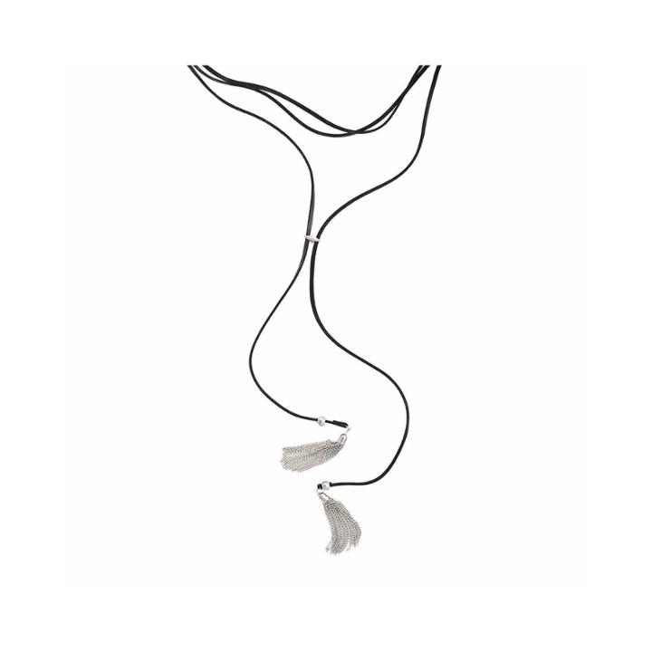A.n.a Cord Tassel Choker