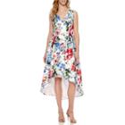 S.l. Fashions Sleeveless Floral A-line Dress