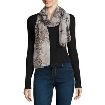 V. Fraas Floral Scarf