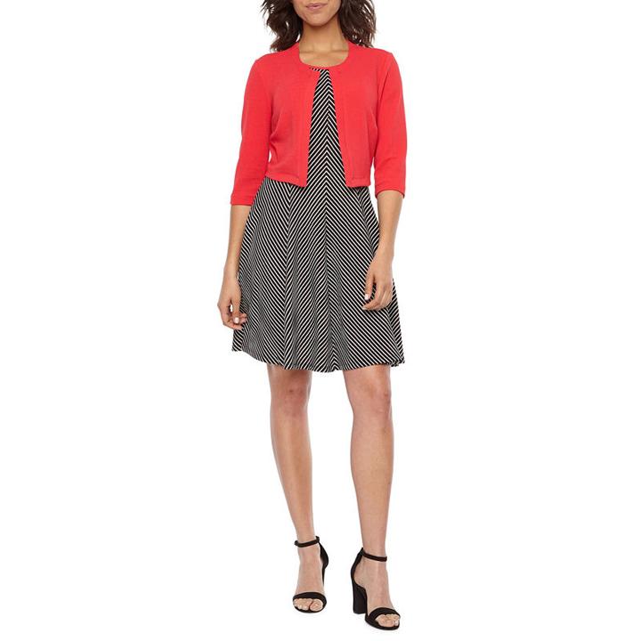 Robbie Bee Short Sleeve Jacket Dress