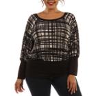 24/7 Comfort Apparel Modern Glamour Tube Top Plus