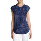 Liz Claiborne Dolman Sleeve Henley T-shirt
