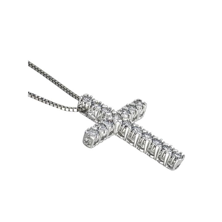 Womens 1/4 Ct. T.w. White Diamond 10k Gold Pendant Necklace
