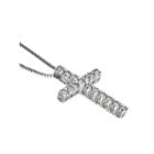 Womens 1/4 Ct. T.w. White Diamond 10k Gold Pendant Necklace