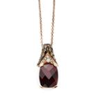 Limited Quantities Grand Sample Sale By Le Vian Raspberry Rhodolite And 1/3 Ct. T.w. Vanilla Diamonds & Chocolate Diamonds 14k Strawberry Gold Le Vi