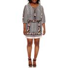 Bisou Bisou Long Sleeve Romper-plus
