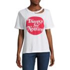 Thanks For Nothing Graphic T-shirt- Junior