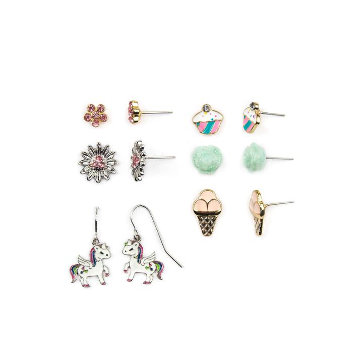 Carole 6 Pair Multi Color Earring Sets