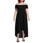 Arizona Short Sleeve Floral Maxi Dress-juniors Plus