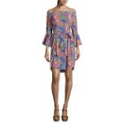 Spense 3/4 Sleeve Peasant Dress