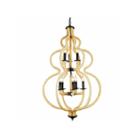 Warehouse Of Tiffany Clyde 8-light Hemp Rope 28-inch Chandelier With Bulbs