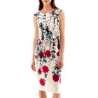 J. Taylor Sleeveless Sheath Dress