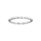 Personally Stackable Sterling Silver 1.5mm Rice Bead Ring