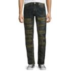 Ripped And Washed Denim Jean